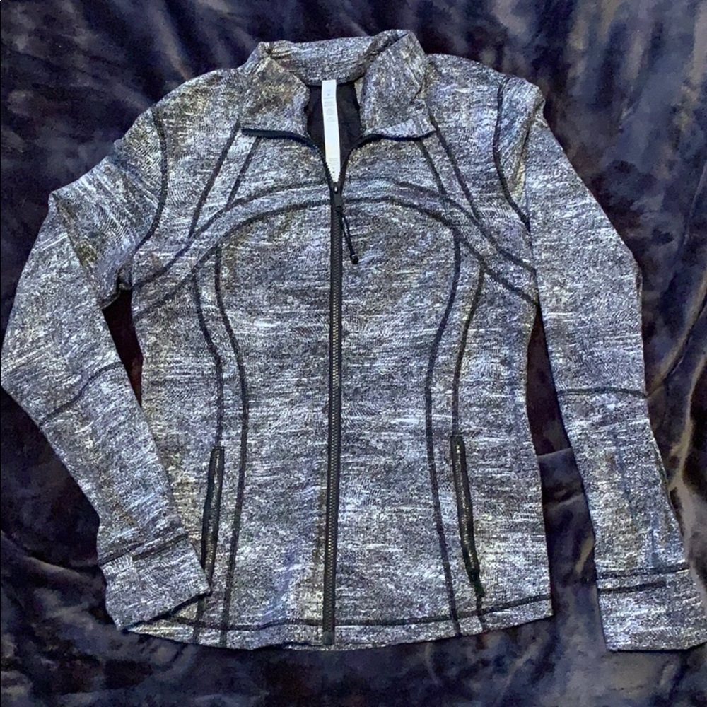 Lululemon gray zip up